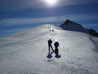 Verso il Mount Maudit