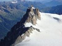 L'aiuguille du Midi dall'alto