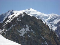 La calotta sommitale del Bianco