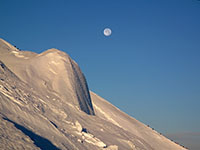 Sulla cresta delle Bosses all'alba