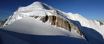 La calotta del Bianco dal Col Maudit