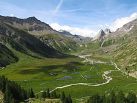 Il verde lago di Combal