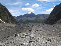 Guardando dal Miage verso la Val Veny