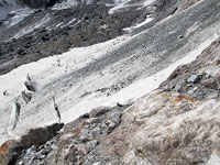 L'attacco del sentiero verso il Gonella