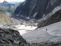 Traccia sul nevaio