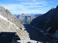 La valle del Miage dal Gonella