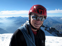 Florian Barmasse in vetta al MB
