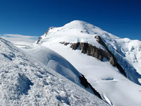 La calotta del MB dal Col Maudit