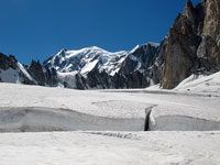 Il MB dalla Vallée Blanche