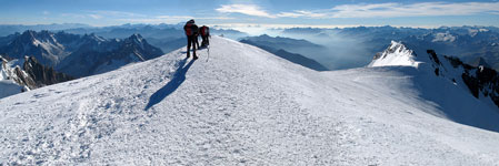 La vetta del Monte Bianco
