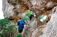 Passaggio sotto l'arco