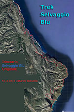 Itinerario effettuato tracciato con gps
