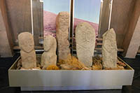 Stele al museo regionale di Taraz