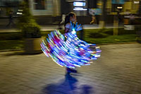 Venditrice ambulante lungo l'Arbat di Shymkent