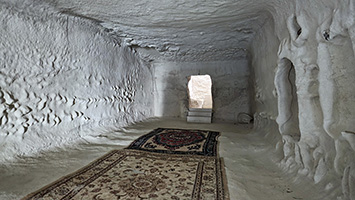 Cella della moschea sotterranea di Shakpak-Ata
