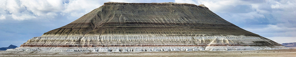 Il 'tiramisù' o monte Bokty