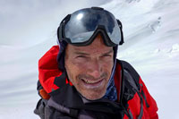 Giuseppe al campo tre del Khan Tengri