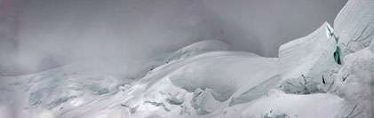 Panorama a ovest sulla cresta del colle ovest