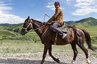 Ragazzo a cavallo presso Karkara