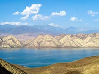 Il lago artificiale di Toktogul