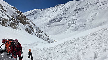 Il campo due dall'alto