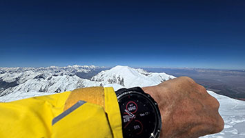 Il mio altimetro da polso segna quota 6842 m