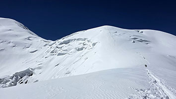 Traccia verso il colle del campo 3