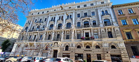 Palazzo in stile Art Nouveau in Elizabetes iela a Riga