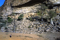 Villaggio Dogon nella falaise