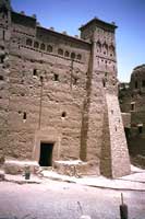 L'ingresso della kasbah di Aït Benhaddou 