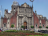 Sagrario metropolitano sul lato occidentale dello "zocalo"