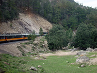 Treno sulla linea Chihuahua-Los Mochis