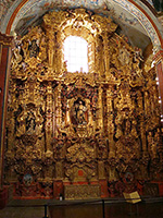 Interno della chiesa di San Francisco Javier a Tepotzotlan