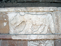 Bassorilievo di giaguaro a Tula