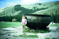 Bimba al monastero di Manzshir
