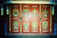 Dettaglio porta d'ingresso