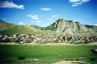 La città di Tsetserleg
