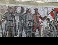 Murale nella città di Choibalsan