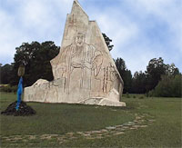 Memorial di Chinggis Khaan a Garvaan Nuur