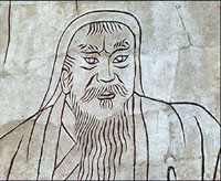 Memorial di Chinggis Khaan a Garvaan Nuur (particolare)