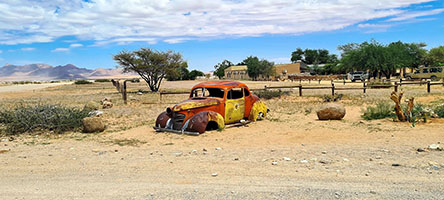 Relitto d'auto a Solitaire