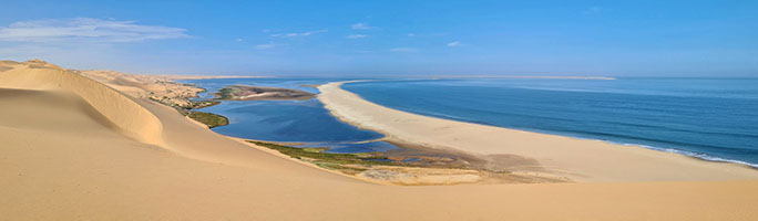 Panorama su Sandwich Bay