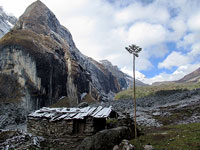 Capanna di pastori nella valle del Barun