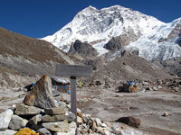 Il campo base del Makalu, 4810 