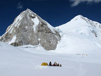 Il campo uno del Baruntse, 6150 m