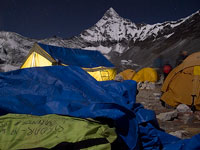 Attendamento al c.b. dell'Amphu Laptcha