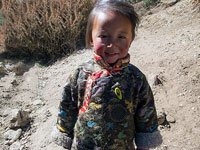 Bambina a Pangboche
