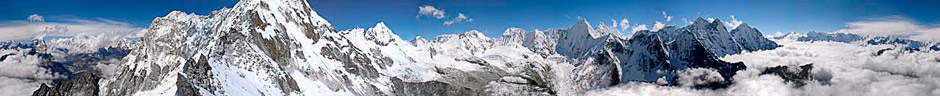Panoramica a 360° dal Campo 1