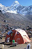 Tenda mensa al campo base
