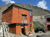 Il gompa di Kagbeni, 2900 m